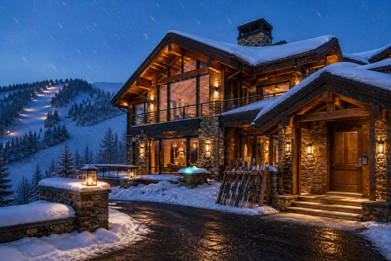 Summit Ridge Chalet — Arrival & Entry